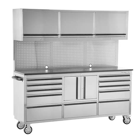 mobile steel workstation with cabinet on wheels|Amazon.com: 72.